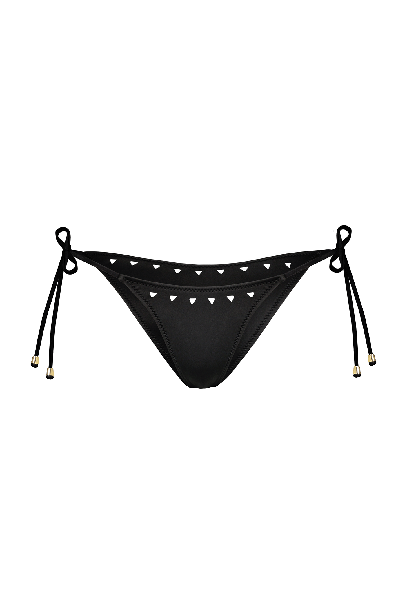 Black Side Tie String Bikini Bottom