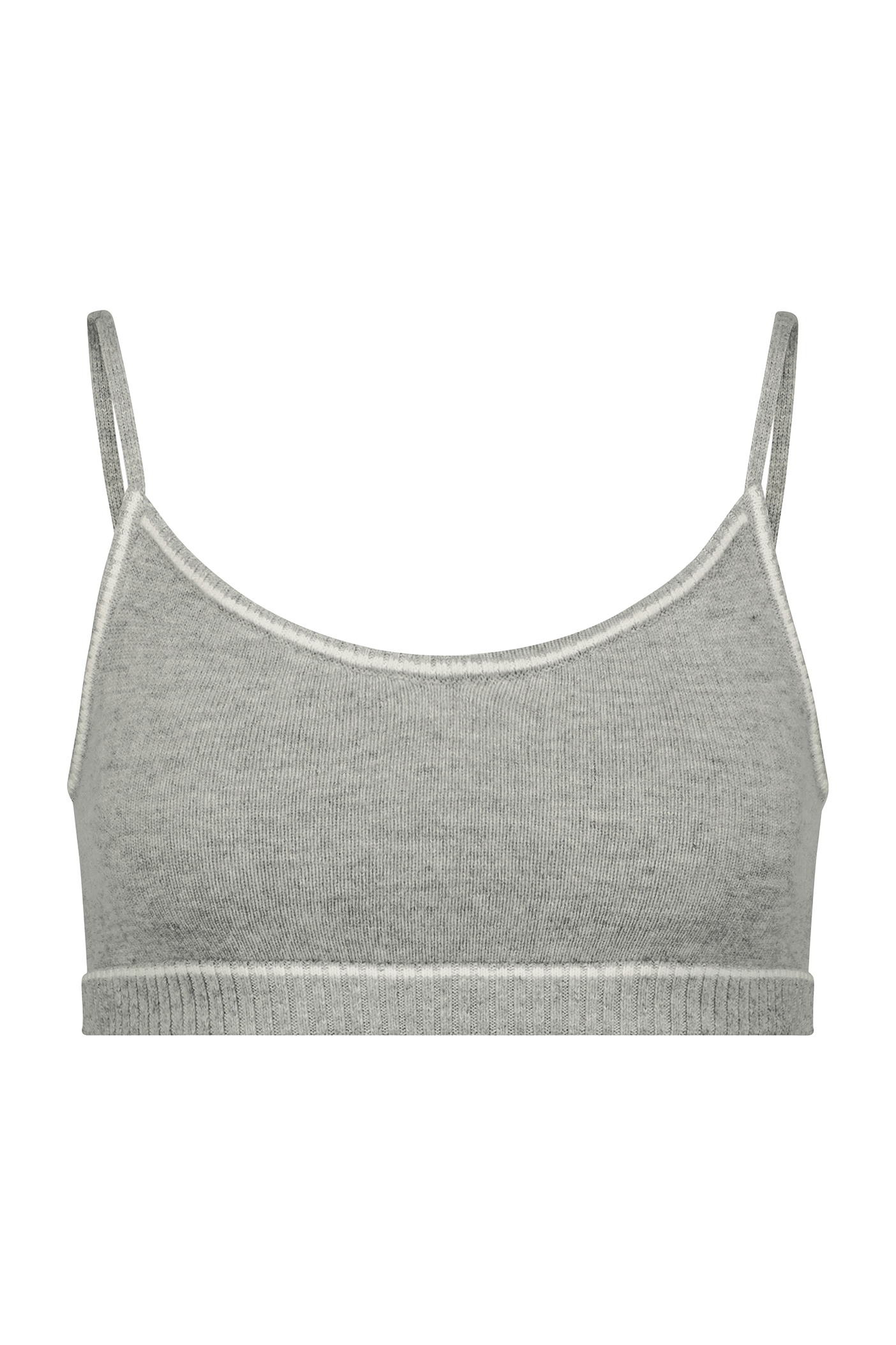 Soft Grey Cashmere Lounge Bralette