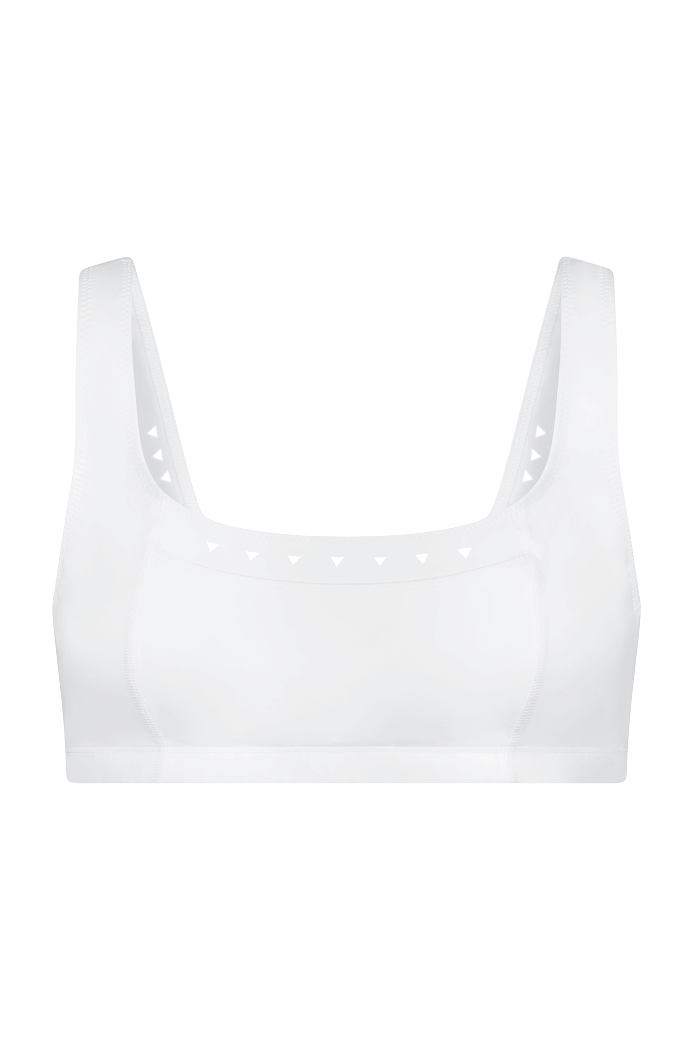 White Sports Bra