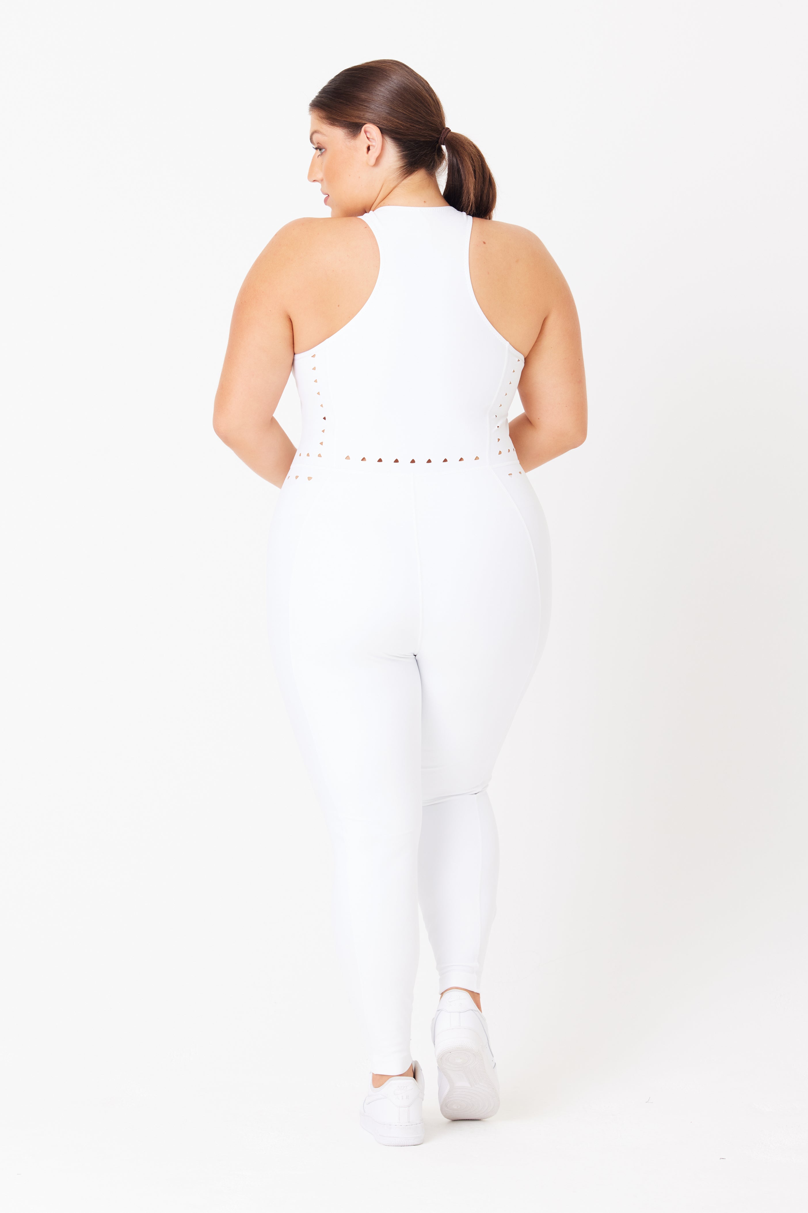 Hunter Sport Jumpsuit in White